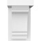 Ekena Millwork Standard Warren Architectural Grade PVC Bracket, 3"W x 5"D x 5"H BKTP03X05X05WAR - alternate 2